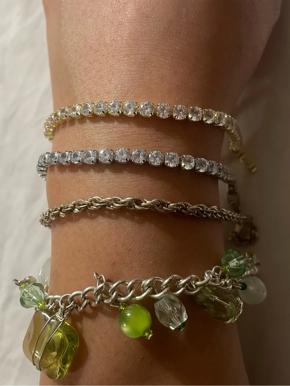 4 bracelets
